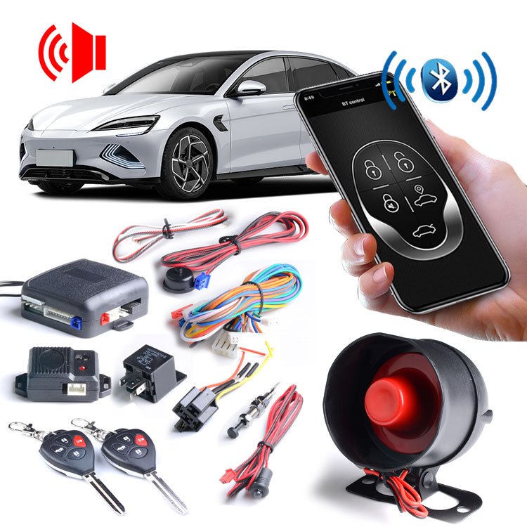 DC 12V BT Control Car Phone App Alarm Security System Autos Alarma Vehiculo Alarmas Para Autos